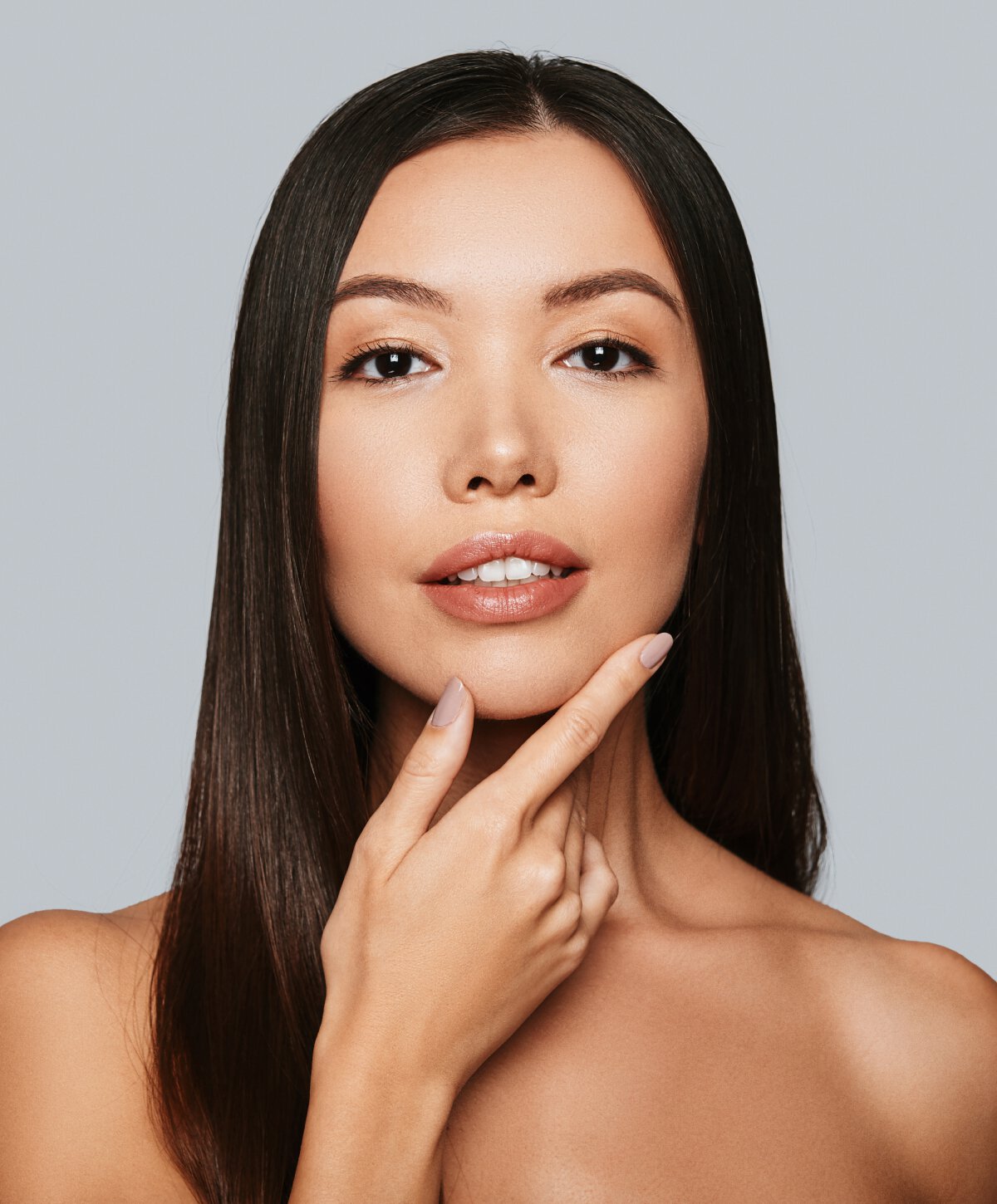 Northfield microdermabrasion model with brown hair